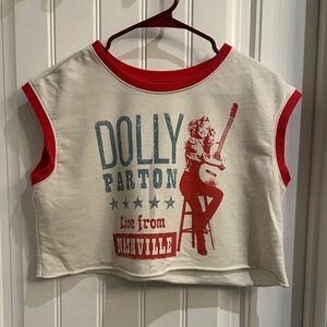 Retro Dolly Parton Live from Nashville Crop Top